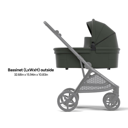Vira All-Terrain Stroller Compact One-Hand Fold, Newborn to Toddler
