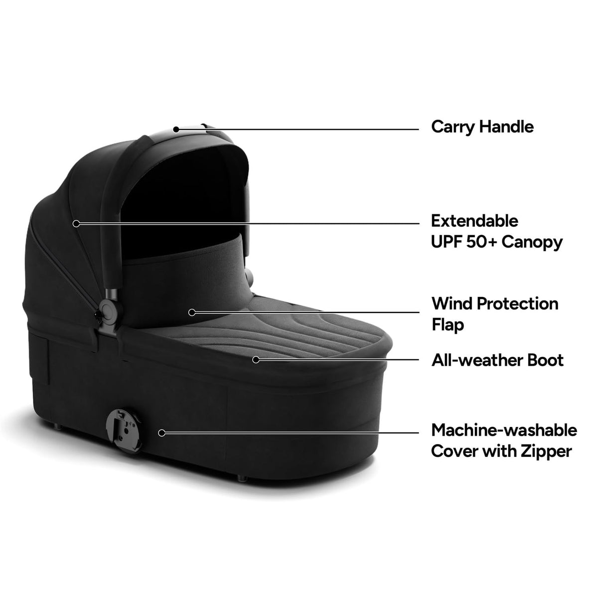 Vira All-Terrain Stroller Compact One-Hand Fold, Newborn to Toddler
