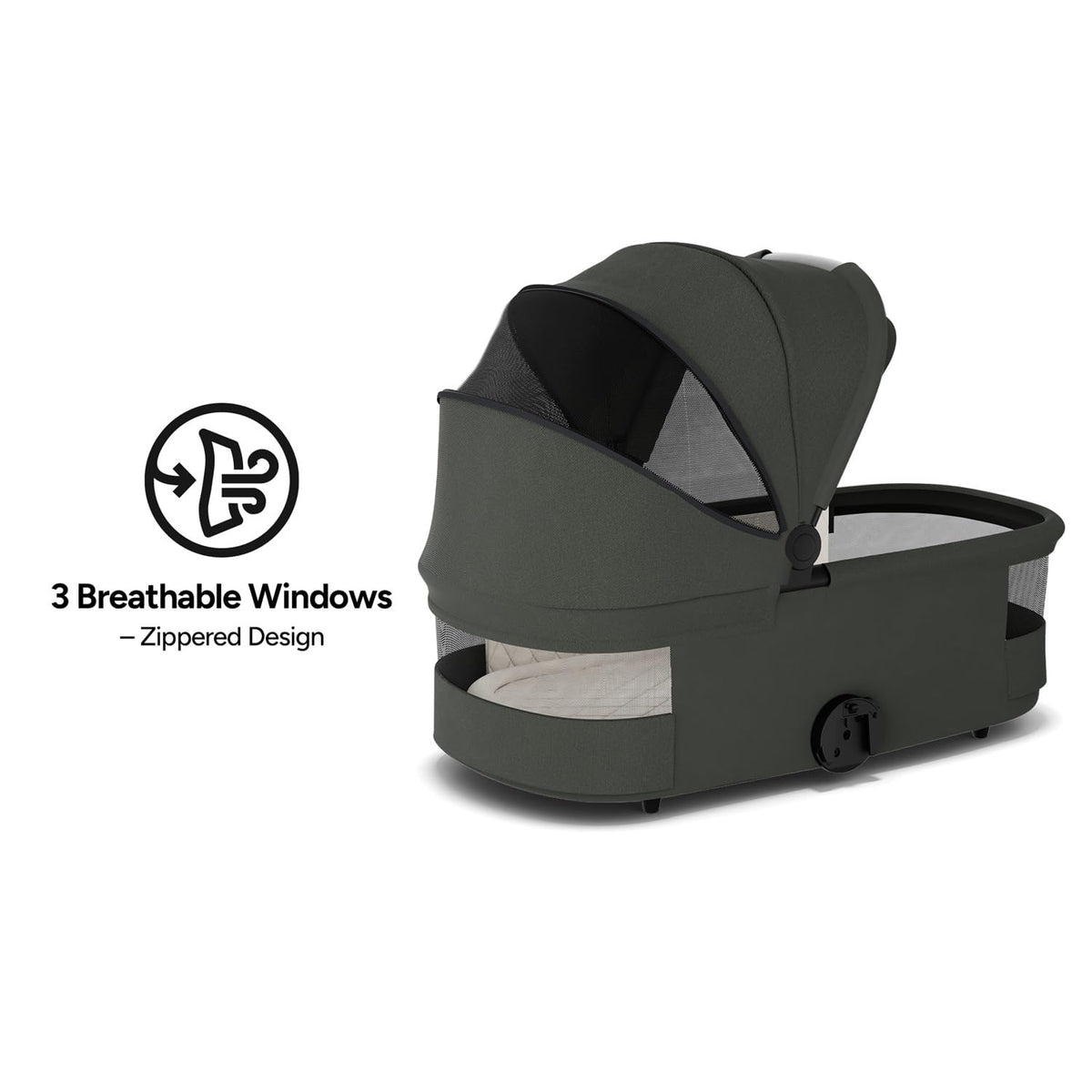 Vira All-Terrain Stroller Compact One-Hand Fold, Newborn to Toddler