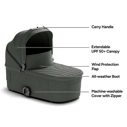 Vira All-Terrain Stroller Compact One-Hand Fold, Newborn to Toddler