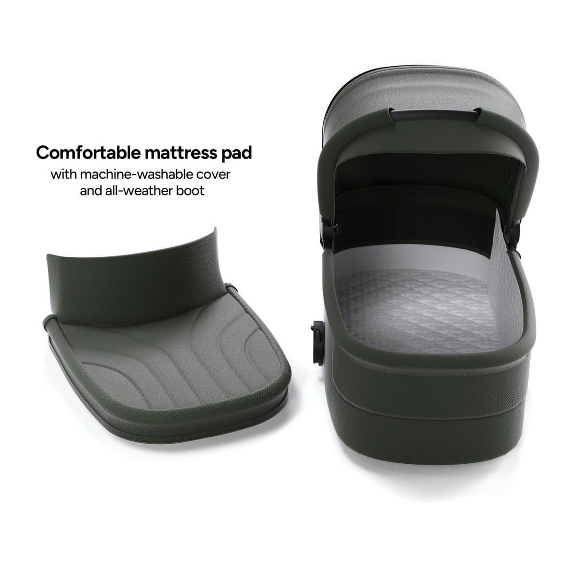 Vira All-Terrain Stroller Compact One-Hand Fold, Newborn to Toddler
