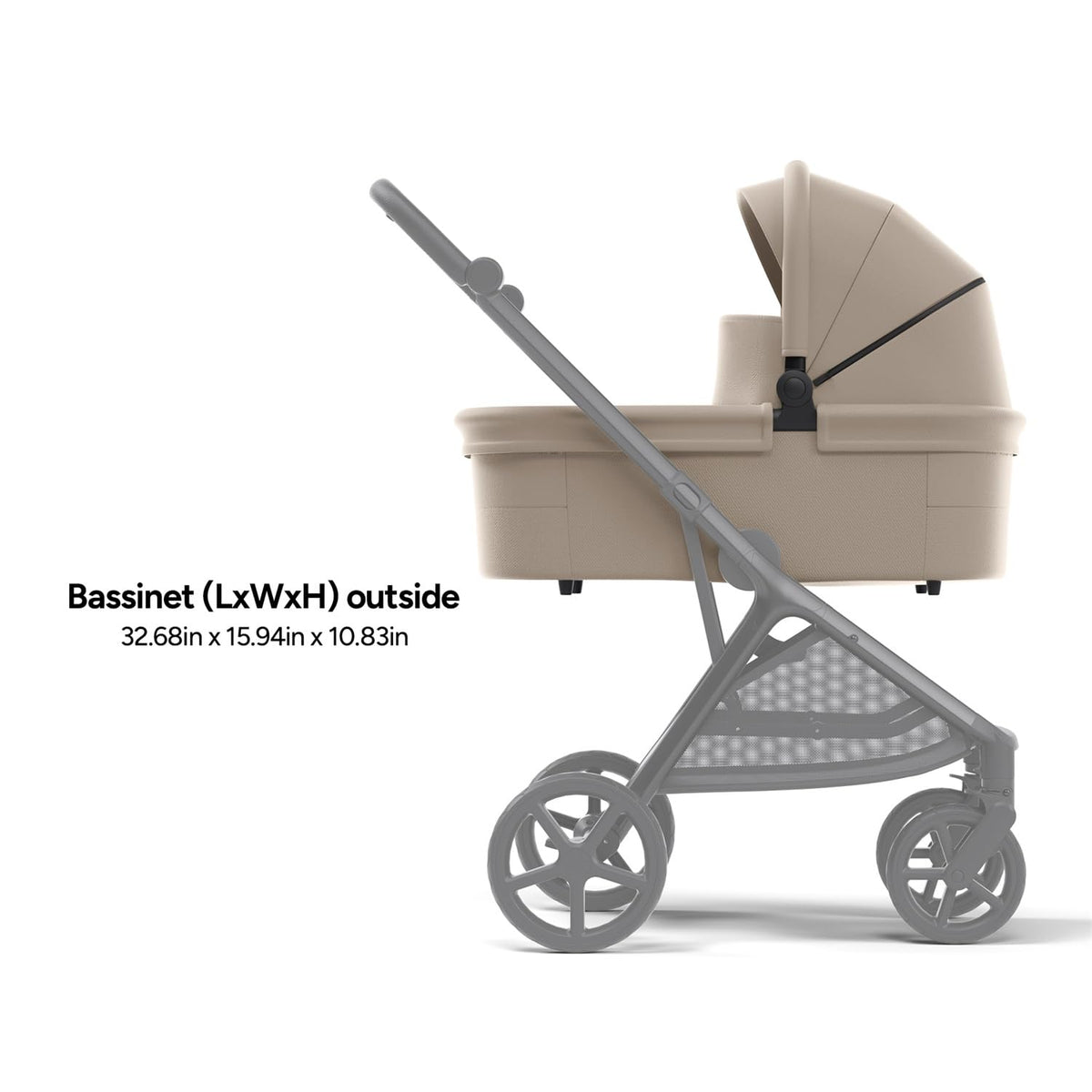 Vira All-Terrain Stroller Compact One-Hand Fold, Newborn to Toddler