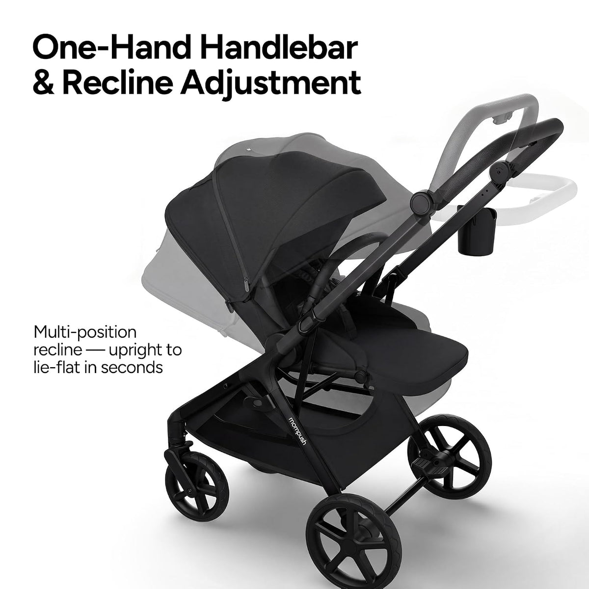 Vira All-Terrain Stroller Compact One-Hand Fold, Newborn to Toddler