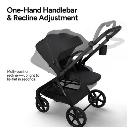 Vira All-Terrain Stroller Compact One-Hand Fold, Newborn to Toddler