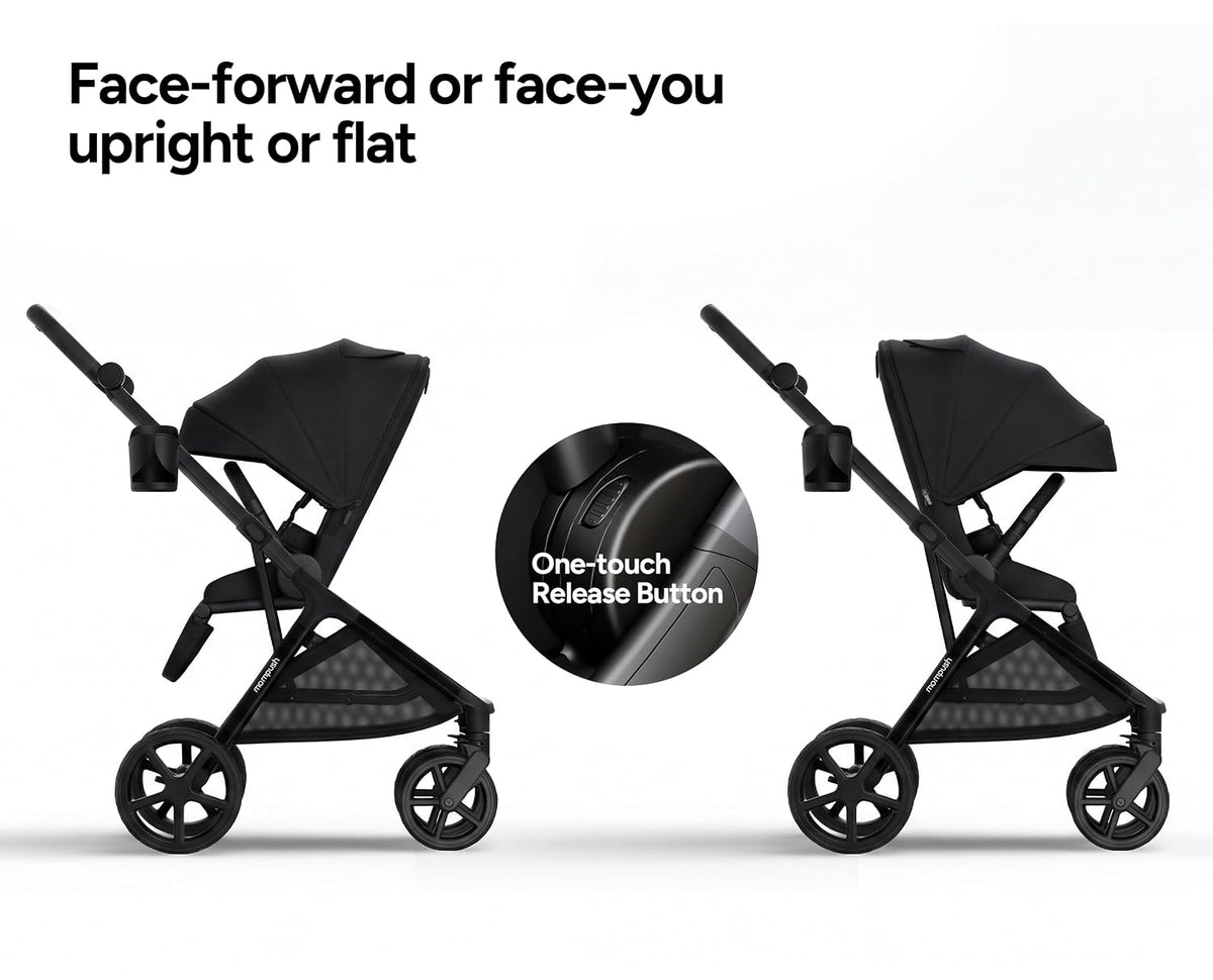 Vira All-Terrain Stroller Compact One-Hand Fold, Newborn to Toddler