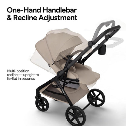Vira All-Terrain Stroller Compact One-Hand Fold, Newborn to Toddler