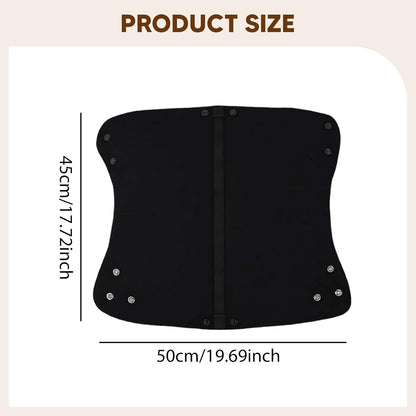 Winter Stroller Gloves Water Resistant Lined Hand Muffs for Caregivers, Black