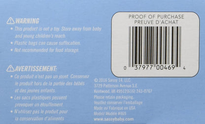Disposable Diaper Sacks, Powder Scented, 4-25 Sacks per Roll, Easy-to-Tie, Diaper Disposal or Pet Waste Bags