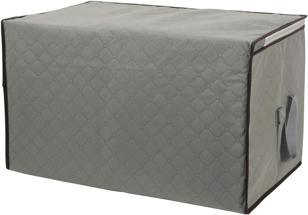 2 Pack Foldable Large Storage Bags for Comforter Quilt Blanket Clothes