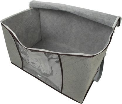 2 Pack Foldable Large Storage Bags for Comforter Quilt Blanket Clothes
