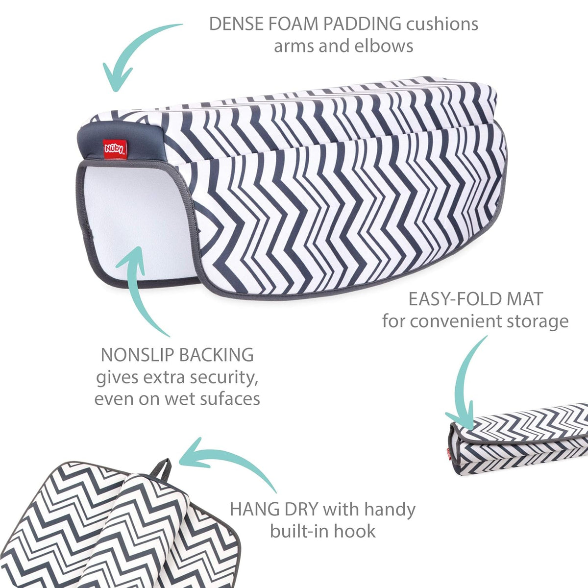 Nuby Folding Bath Kneeler Rest Pad