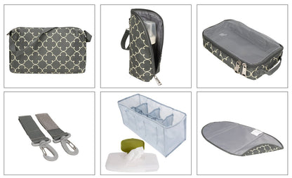 Grand Central Station 7 Pieces Diaper Bag
