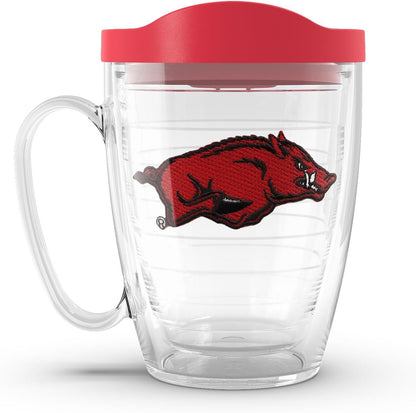 Tervis Made in USA Double Walled University of Alabama Crimson Tide Insulated Tumbler Cup Keeps Drinks Cold & Hot, 16oz Mug, Emblem - Colors C