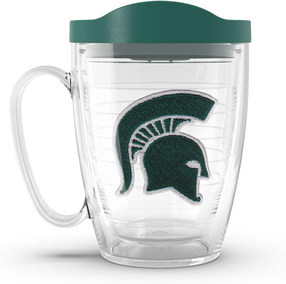 Tervis Made in USA Double Walled University of Alabama Crimson Tide Insulated Tumbler Cup Keeps Drinks Cold & Hot, 16oz Mug, Emblem - Colors C