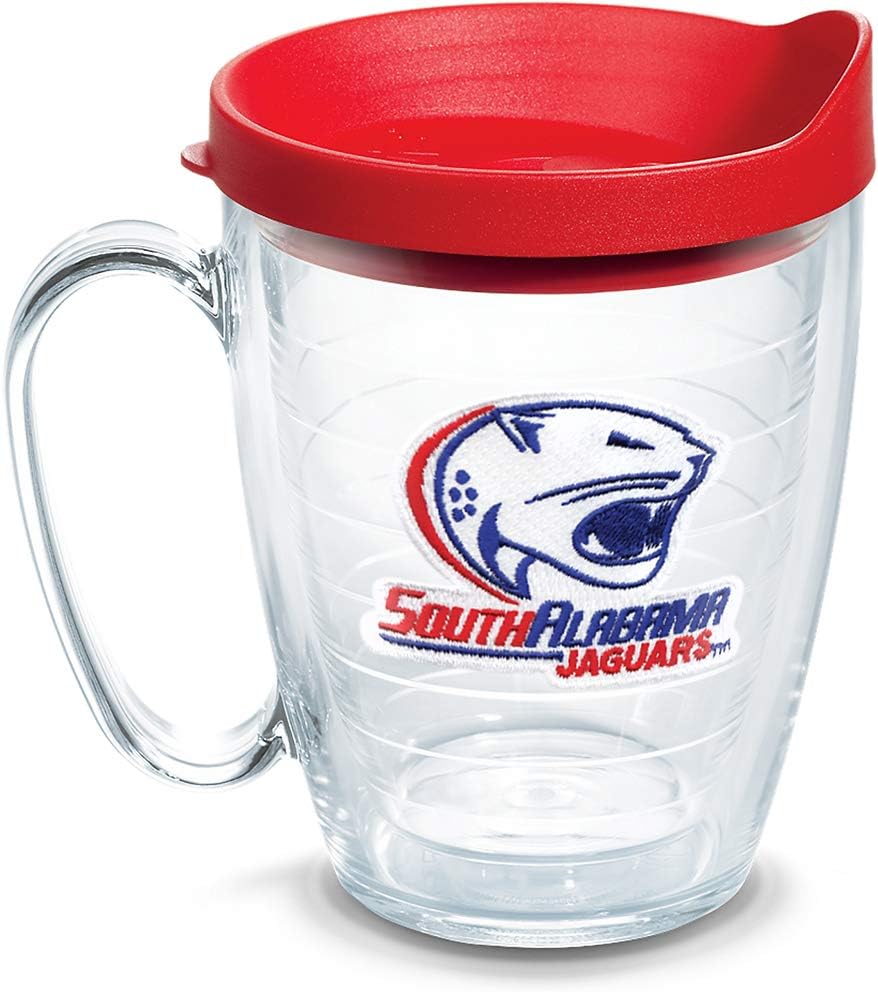 Tervis Made in USA Double Walled University of Alabama Crimson Tide Insulated Tumbler Cup Keeps Drinks Cold & Hot, 16oz Mug, Emblem - Colors C