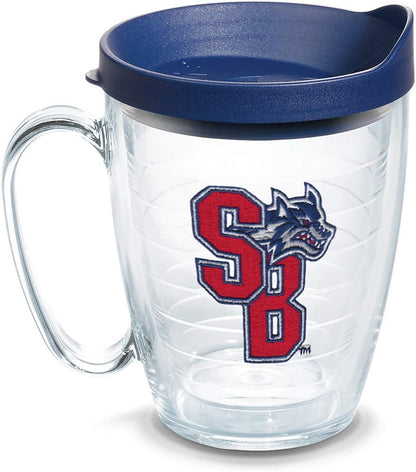 Tervis Made in USA Double Walled University of Alabama Crimson Tide Insulated Tumbler Cup Keeps Drinks Cold & Hot, 16oz Mug, Emblem - Colors C