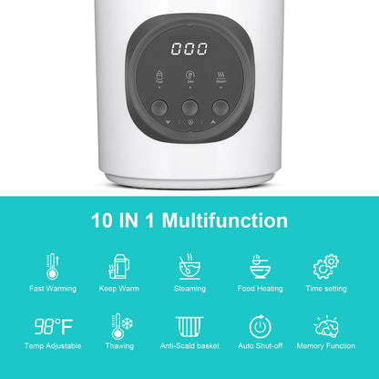 Fast Baby Bottle Warmer for Breastmilk and Formula 120V