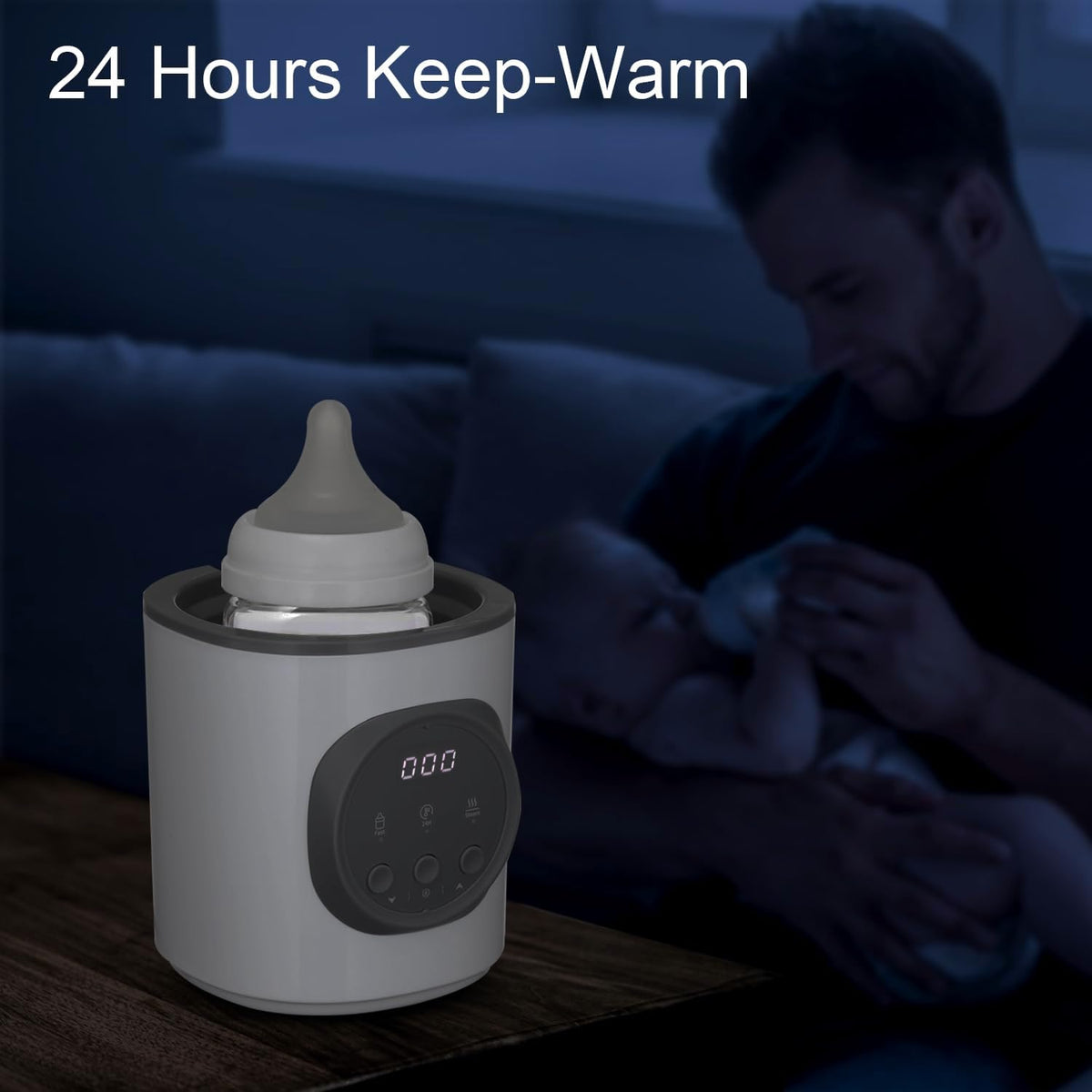 Fast Baby Bottle Warmer for Breastmilk and Formula 120V