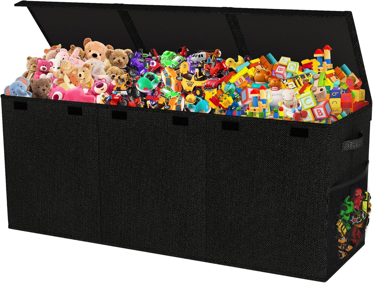 Extra Large Toy Box with Lids, Large Storage Chest Organizer, 40"x14"x16"