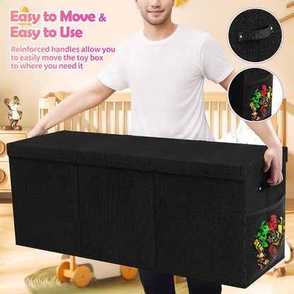 Extra Large Toy Box with Lids, Large Storage Chest Organizer, 40"x14"x16"