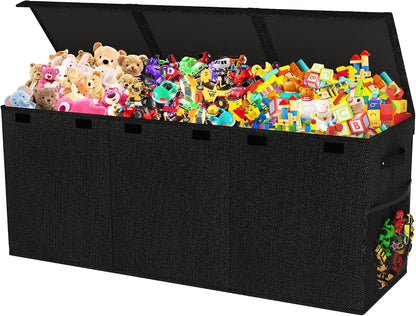 Extra Large Toy Box with Lids, Large Storage Chest Organizer, 40"x14"x16"