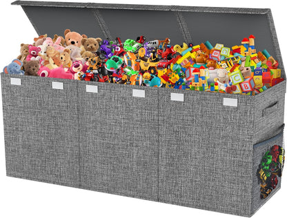Extra Large Toy Box with Lids, Large Storage Chest Organizer, 40"x14"x16"