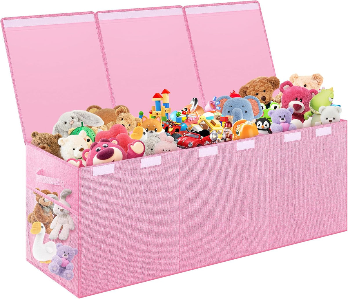 Extra Large Toy Box with Lids, Large Storage Chest Organizer, 40"x14"x16"