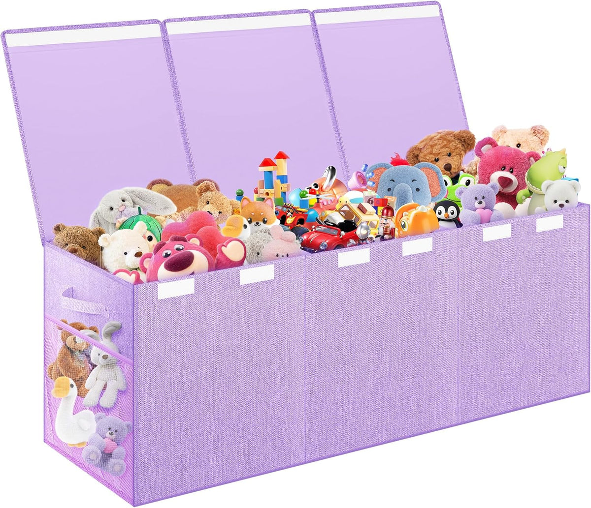 Extra Large Toy Box with Lids, Large Storage Chest Organizer, 40"x14"x16"