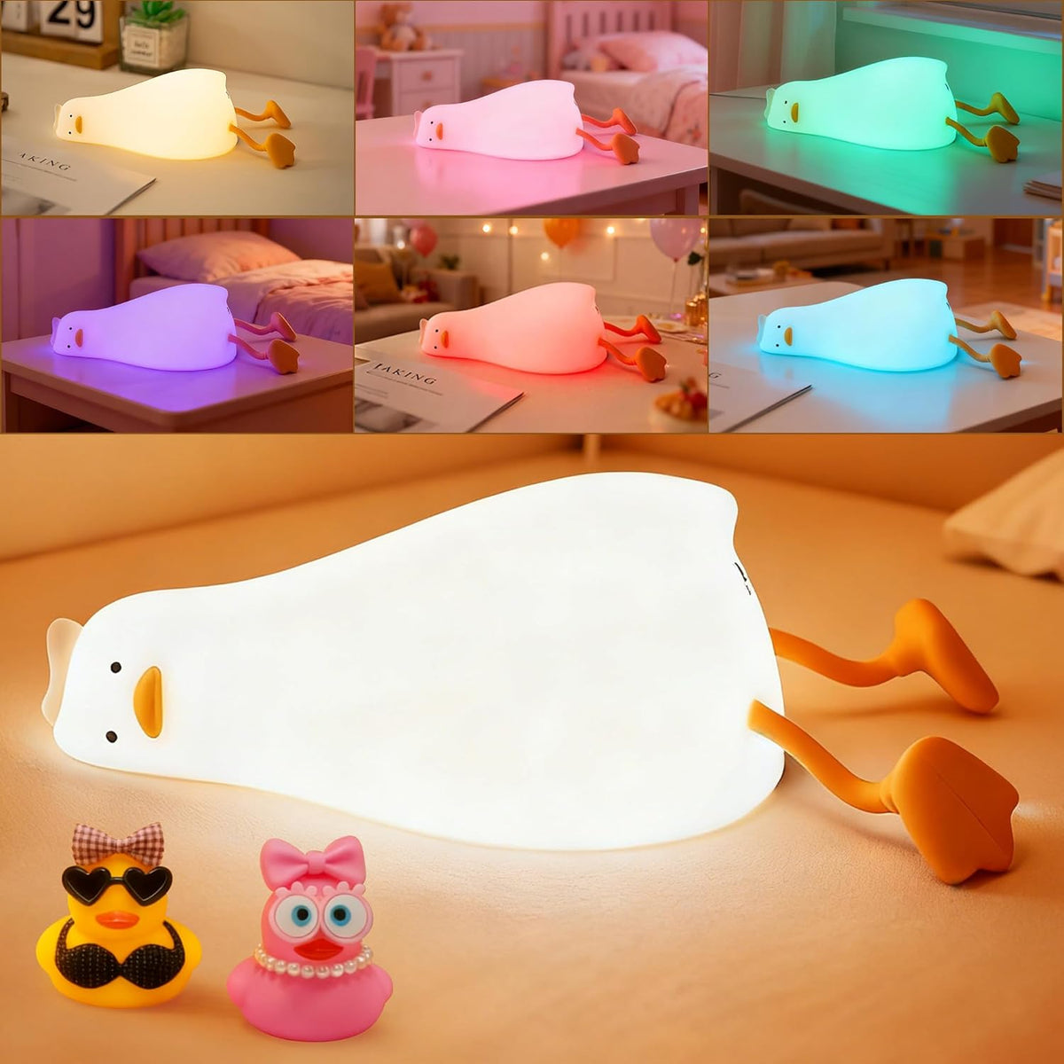 FAMIDUO Panda Night Light with White Noise, Sound Machine for Baby Toddler