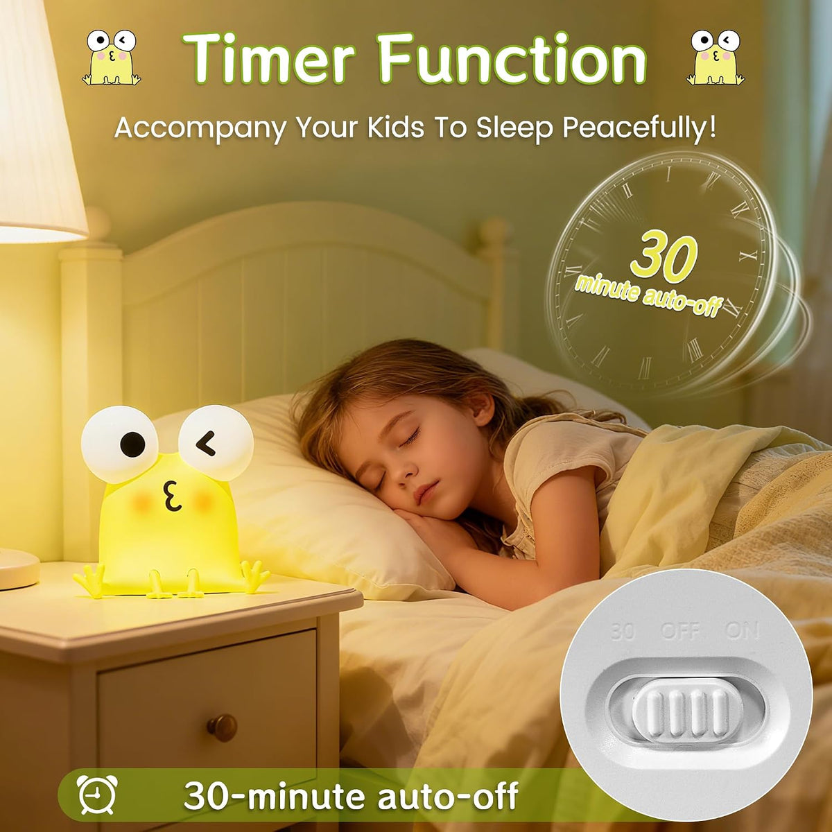 FAMIDUO Panda Night Light with White Noise, Sound Machine for Baby Toddler