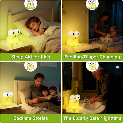 FAMIDUO Panda Night Light with White Noise, Sound Machine for Baby Toddler