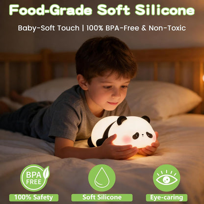 FAMIDUO Panda Night Light with White Noise, Sound Machine for Baby Toddler