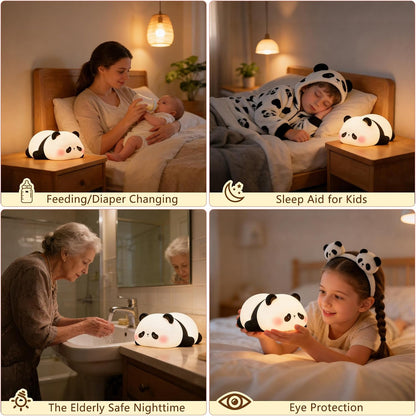 FAMIDUO Panda Night Light with White Noise, Sound Machine for Baby Toddler
