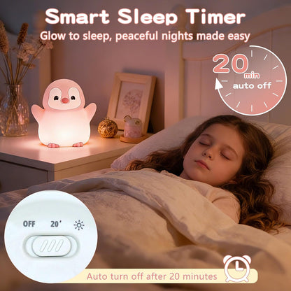 FAMIDUO Panda Night Light with White Noise, Sound Machine for Baby Toddler