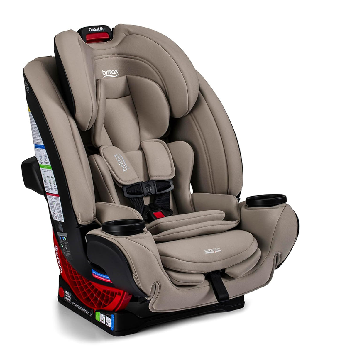 One4Life All in One Car Seat, Up to 10 Years of Use — Teak