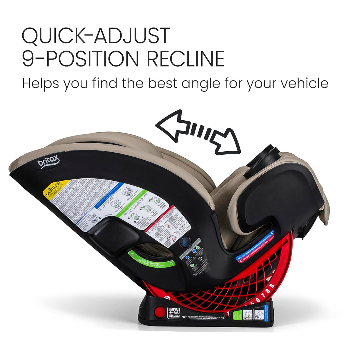 One4Life All in One Car Seat, Up to 10 Years of Use — Teak