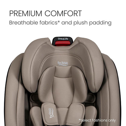 One4Life All in One Car Seat, Up to 10 Years of Use — Teak