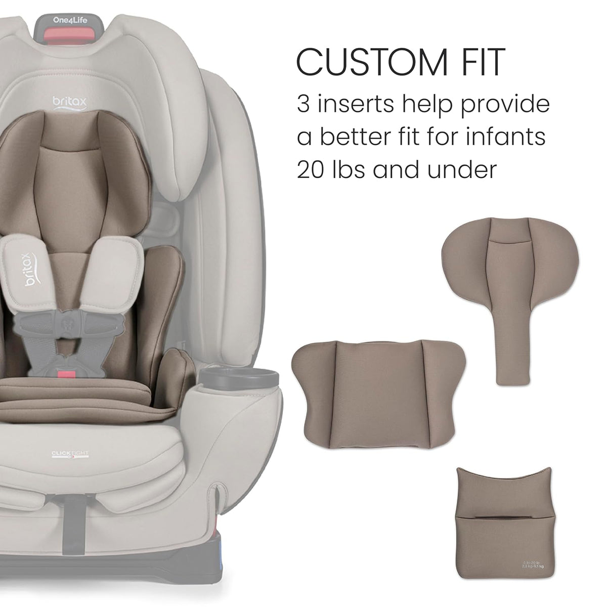 One4Life All in One Car Seat, Up to 10 Years of Use — Teak