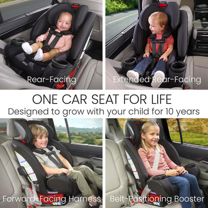 One4Life All in One Car Seat, Up to 10 Years of Use — Teak