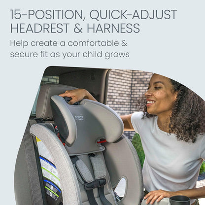 One4Life All in One Car Seat, Up to 10 Years of Use — Teak