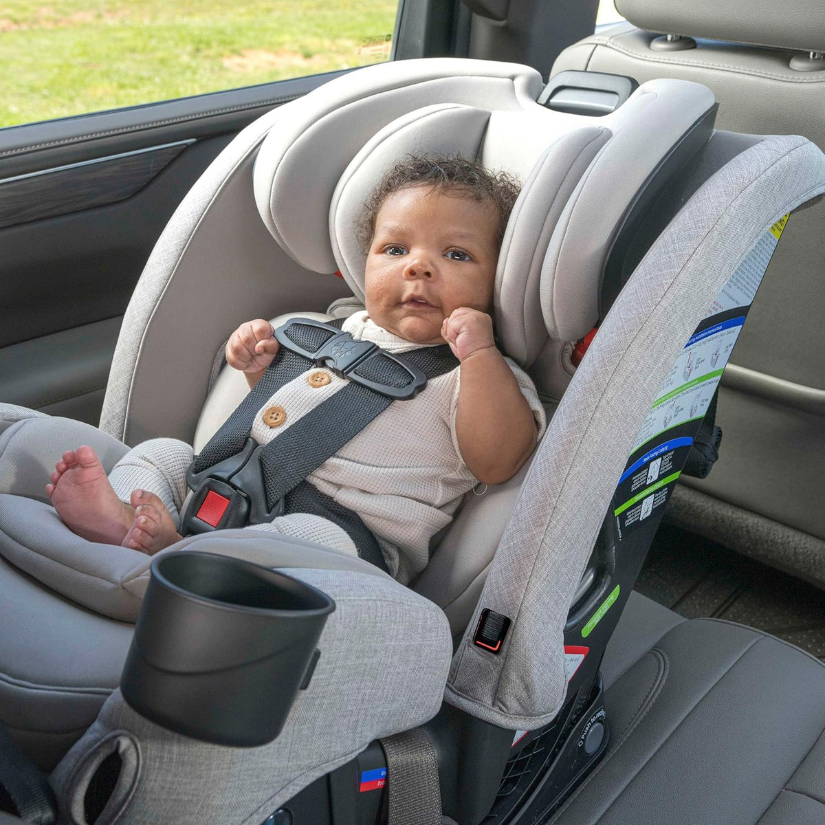 One4Life All in One Car Seat, Up to 10 Years of Use — Teak