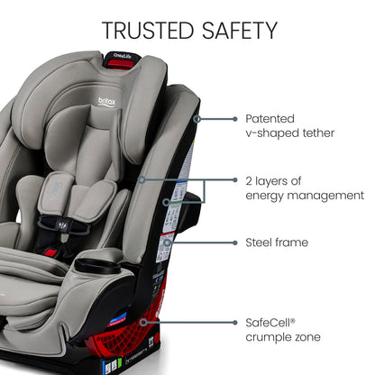 One4Life All in One Car Seat, Up to 10 Years of Use — Teak