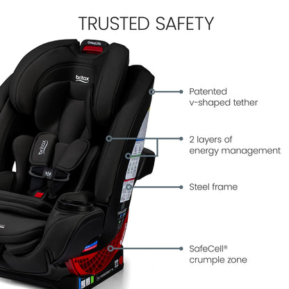 One4Life All in One Car Seat, Up to 10 Years of Use — Teak
