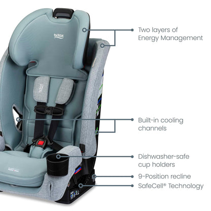 One4Life All in One Car Seat, Up to 10 Years of Use — Teak