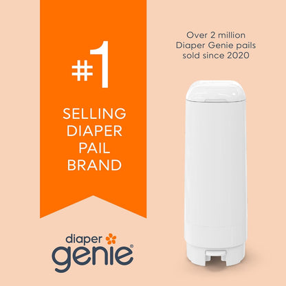 Easy Roll Refill | 30 Bags Per Refill | Holds Up to 1410 Newborn Diapers | Odor Control | Diaper Pail Refill Bags | Fits Signature & Platinum Pails