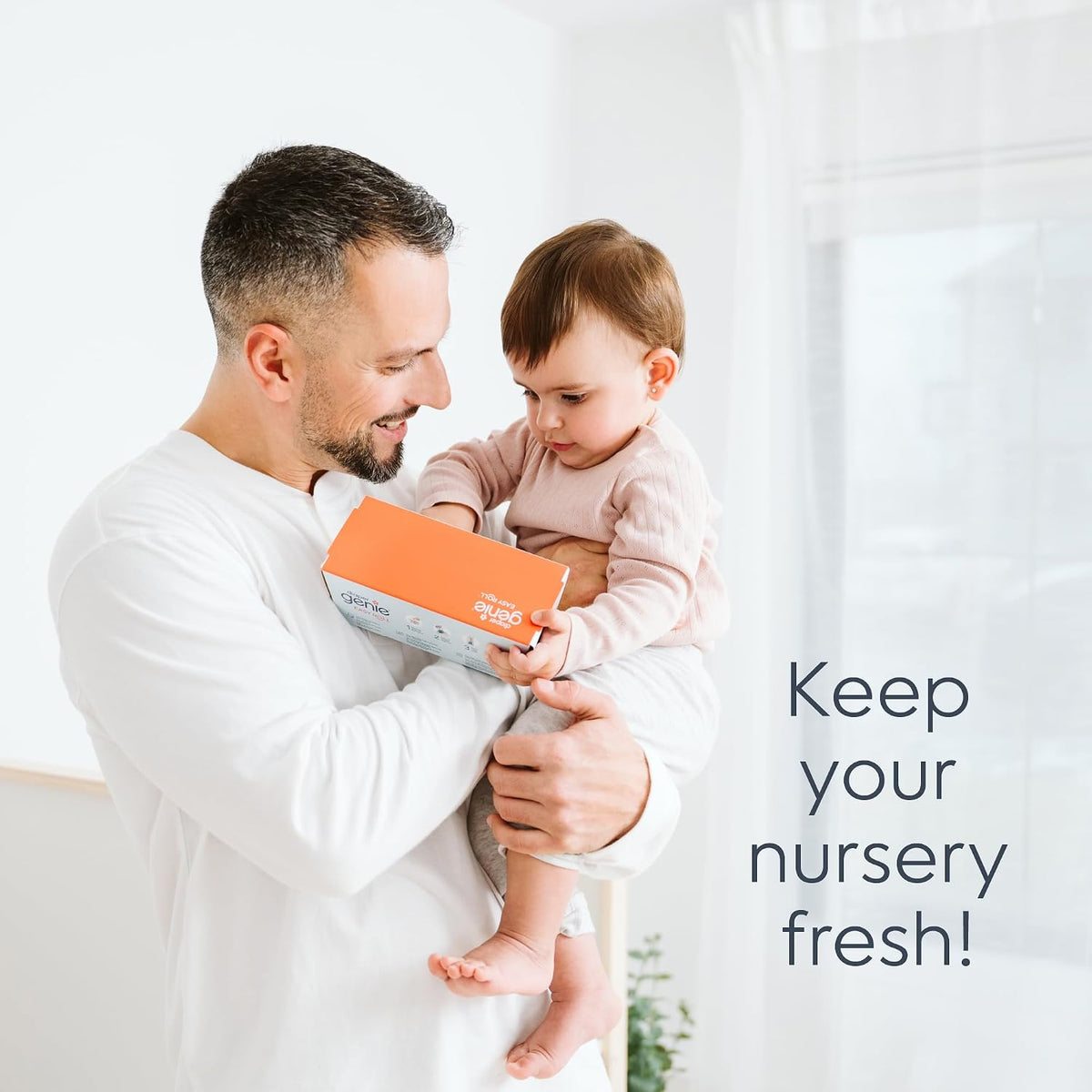 Easy Roll Refill | 30 Bags Per Refill | Holds Up to 1410 Newborn Diapers | Odor Control | Diaper Pail Refill Bags | Fits Signature & Platinum Pails