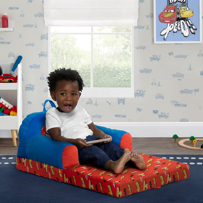 Cars Cozee Buddy Flip-Out Kids Chair, Blue