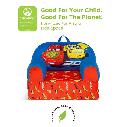 Cars Cozee Buddy Flip-Out Kids Chair, Blue