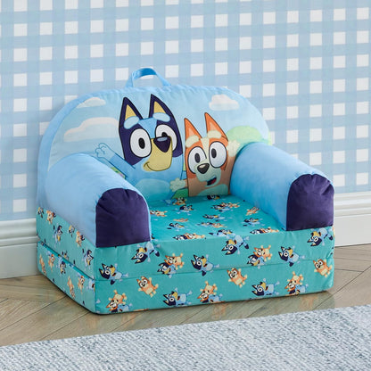 Cars Cozee Buddy Flip-Out Kids Chair, Blue