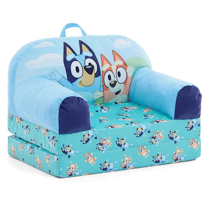 Cars Cozee Buddy Flip-Out Kids Chair, Blue